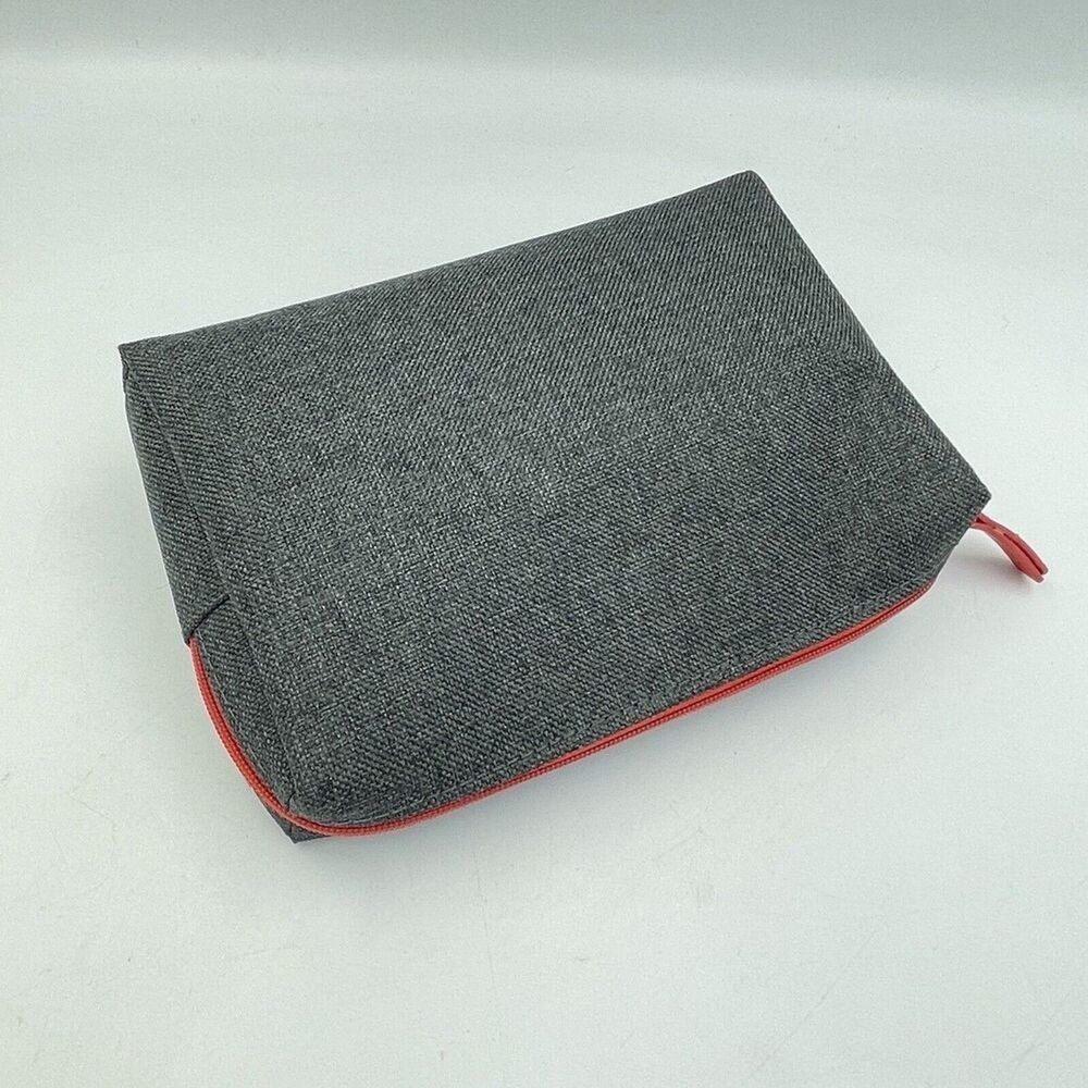 Travel Amenity Kit Red Eye Mask Earplugs Toothbrush Toothpaste Case New - Picture 9 of 15